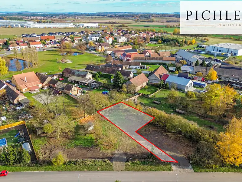 Prodej stavebního pozemku 615 m², Úherce – náhled fotky 3