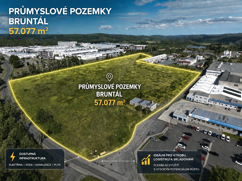 Prodej komerčního pozemku 57077 m²