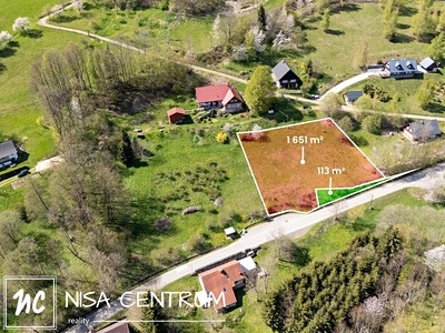 Prodej  stavebního pozemku 1 764 m²