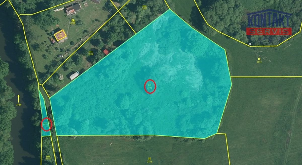 Prodej zahrady 11550 m², Řípec – fotka 1 z 3