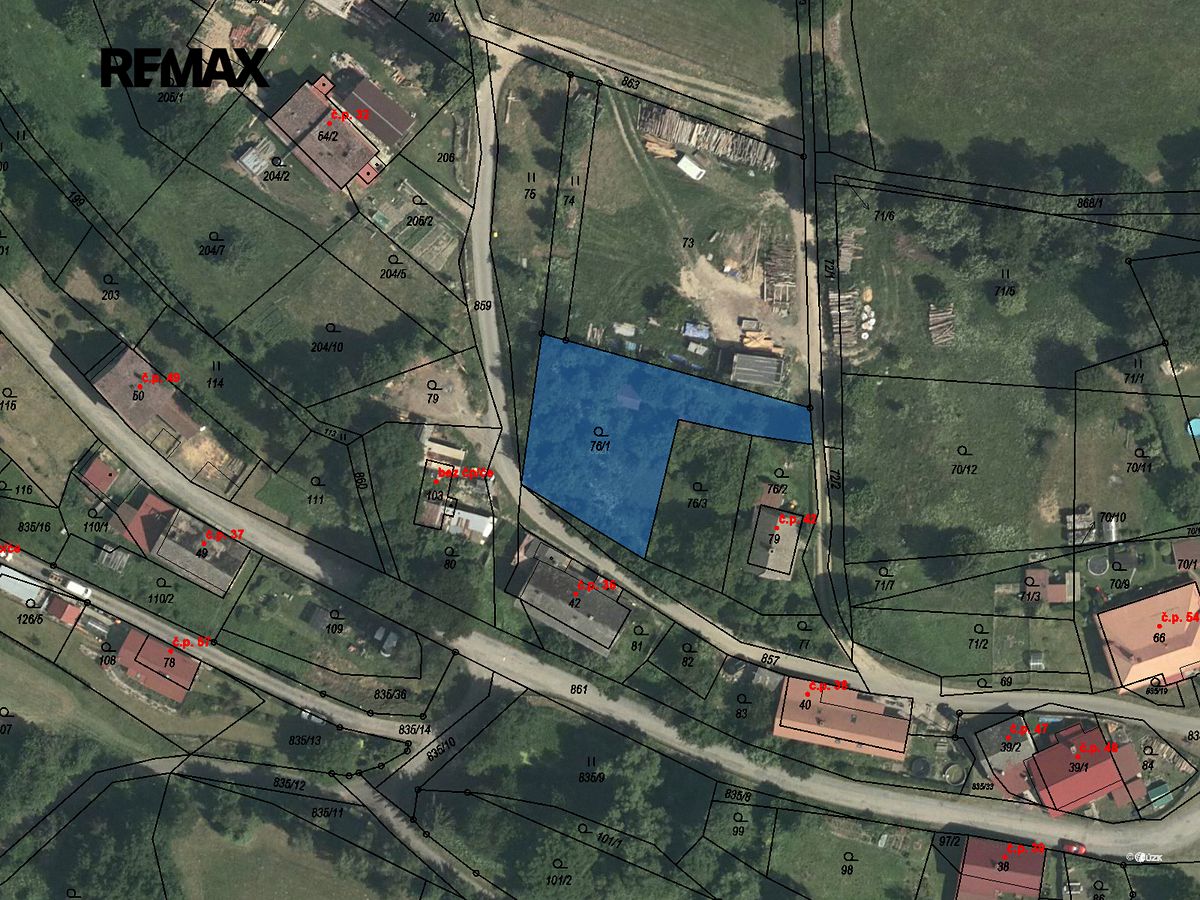 Prodej stavebního pozemku 941 m² – fotografie 3