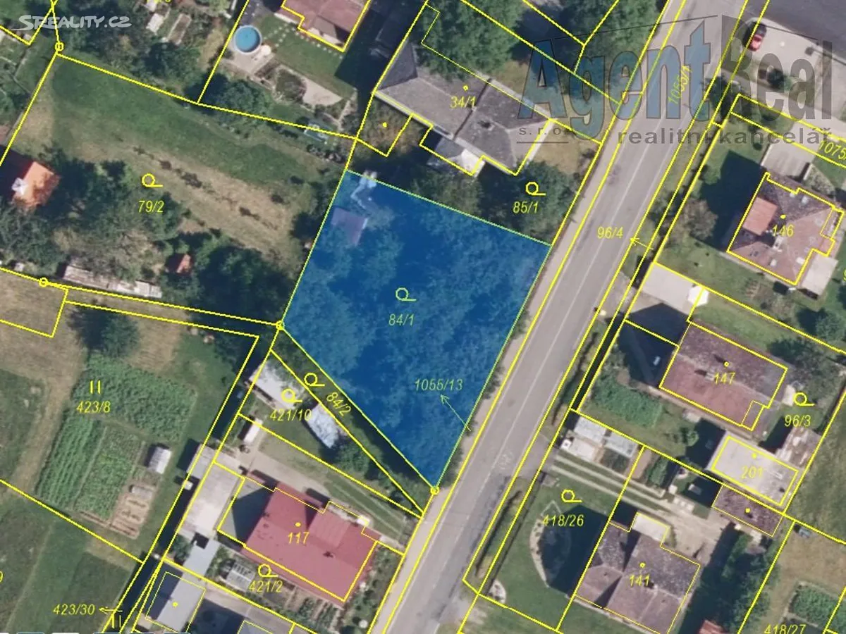 Prodej stavebního pozemku 861 m² – pohled 4