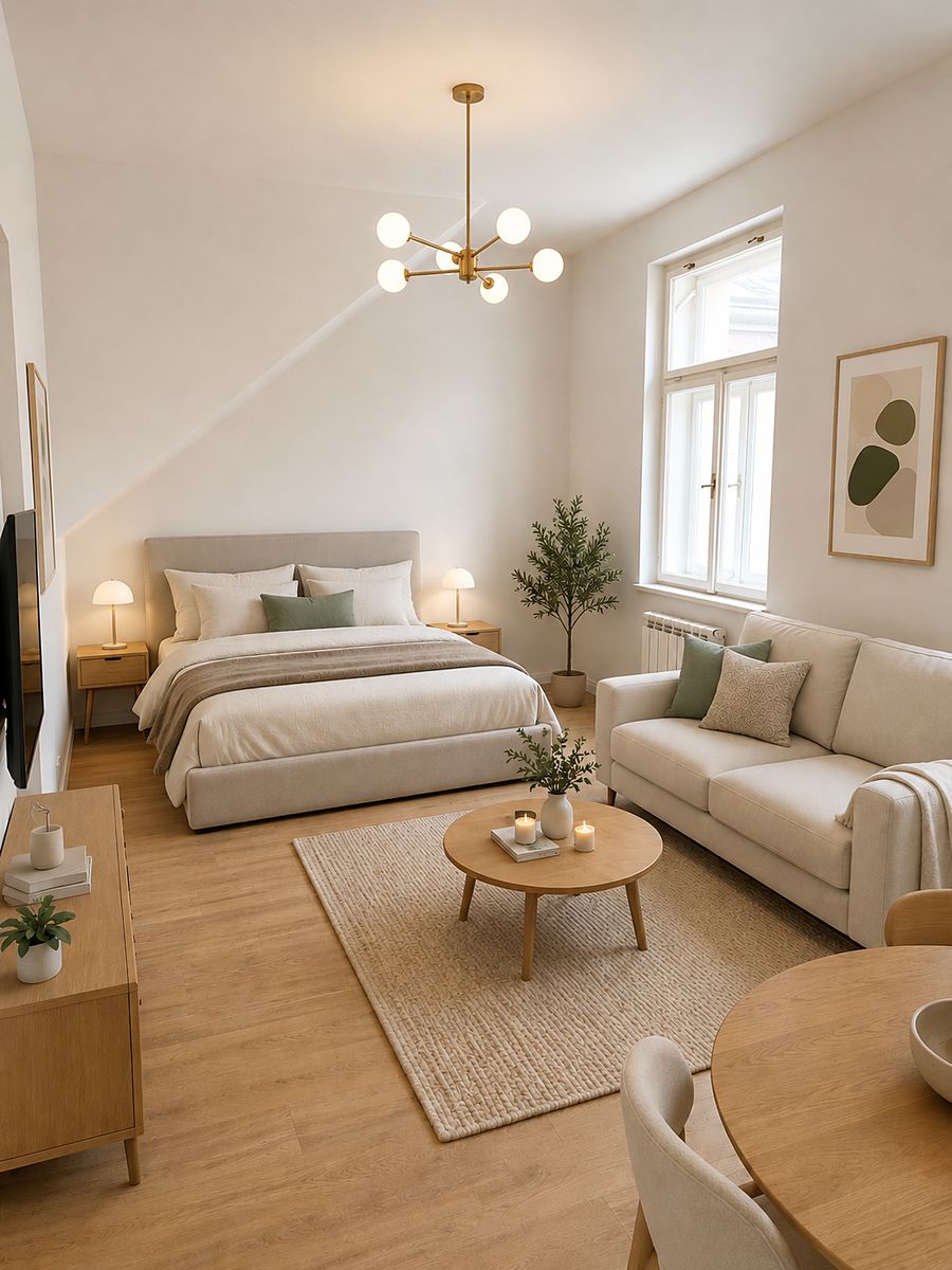 Prodej bytu 1+kk 38 m² (Jednopodlažní)