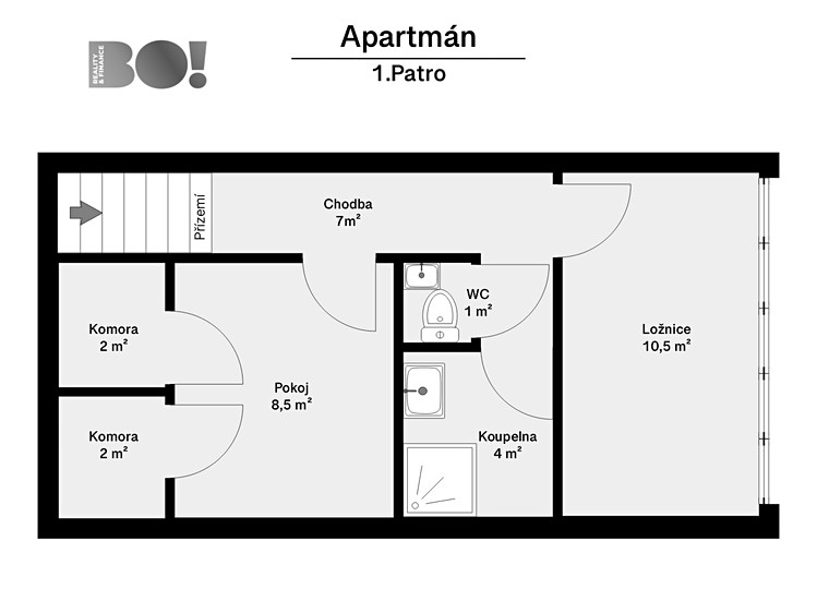 Квартира 3+kk на продаж, 76 м² (19 з 27)