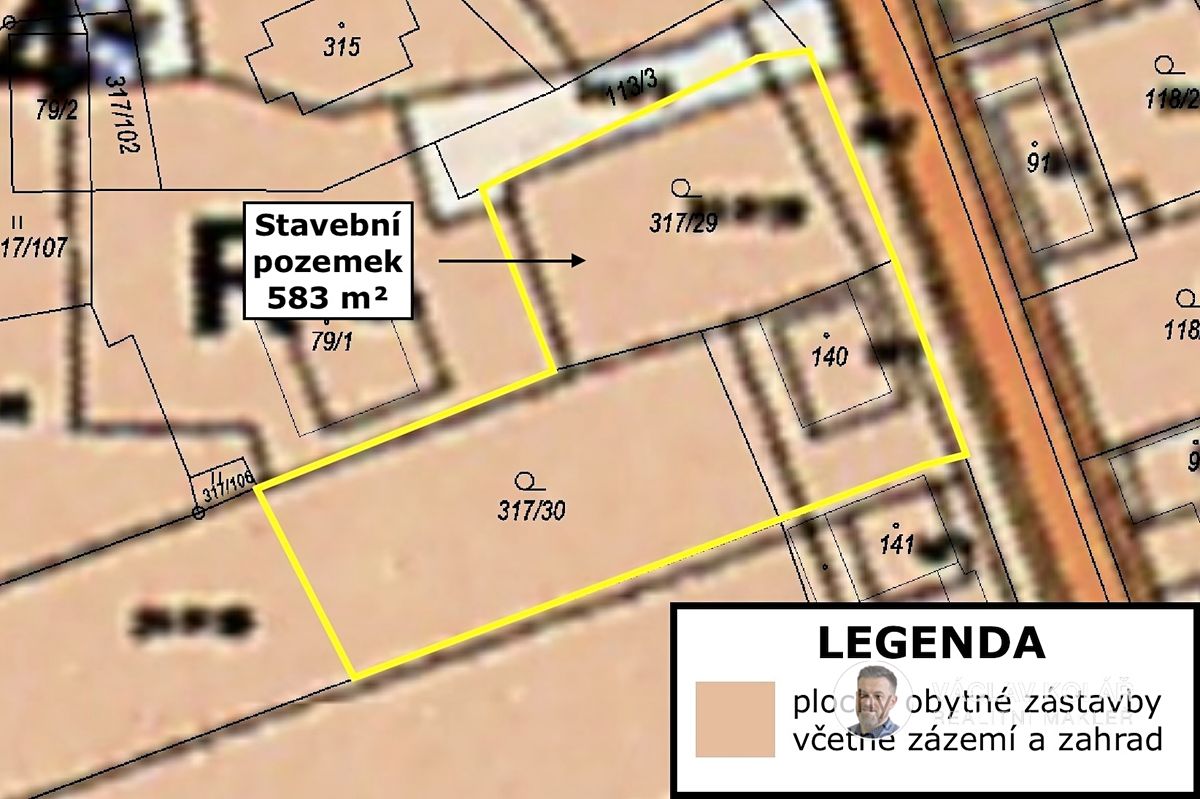 Prodej stavebního pozemku 583 m² – fotografie 2