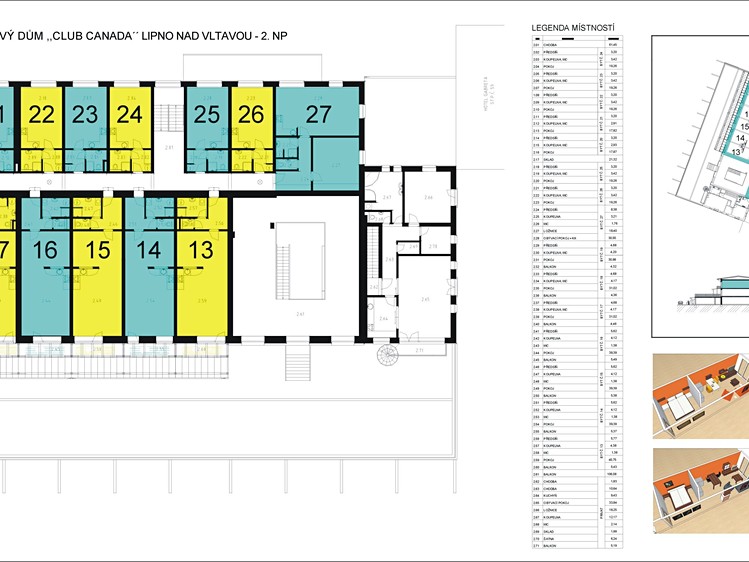 Pronájem bytu 1+kk, 42 m² (28 z 30)