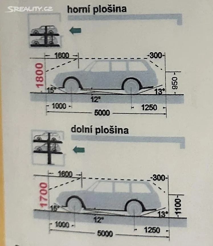 Prodej garážového stání 12 m² – pohled 4