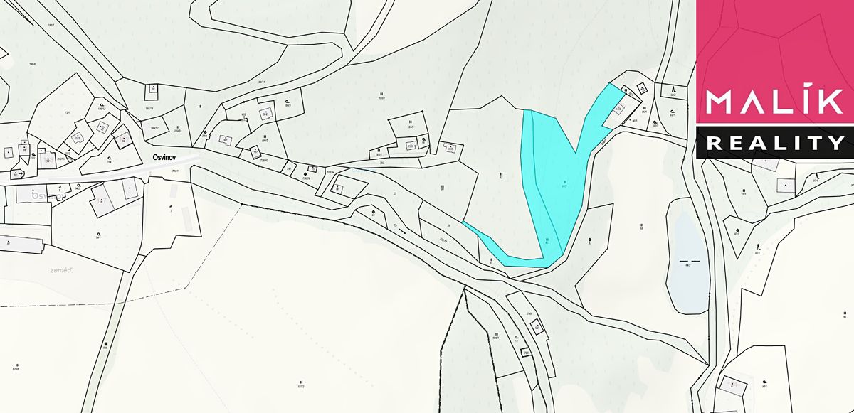Prodej louky 5320 m², Stráž nad Ohří – fotka 1 z 3