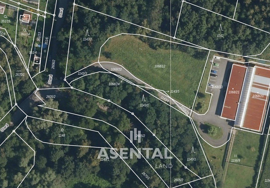 Prodej komerčního pozemku 3555 m² – fotografie 3