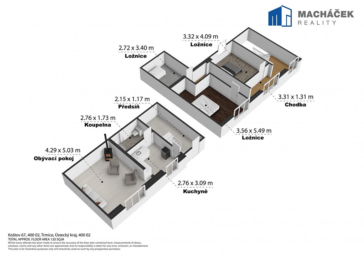 Prodej rodinného domu 120 m², pozemek 626 m² – fotografie 3