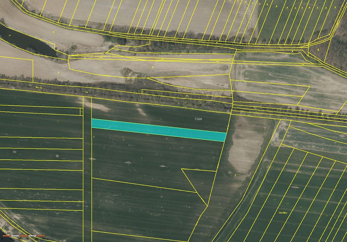Prodej pole 6385 m², Čejetice – fotka 1 z 3
