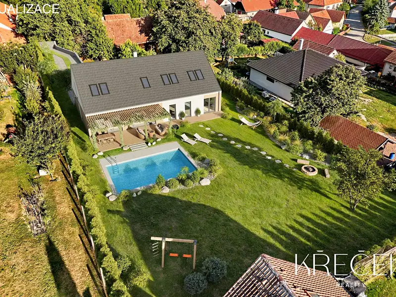 Prodej stavebního pozemku 1792 m², Kaly – náhled fotky 2