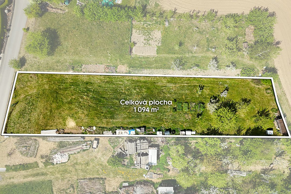 Prodej stavebního pozemku 1094 m² – fotografie 2