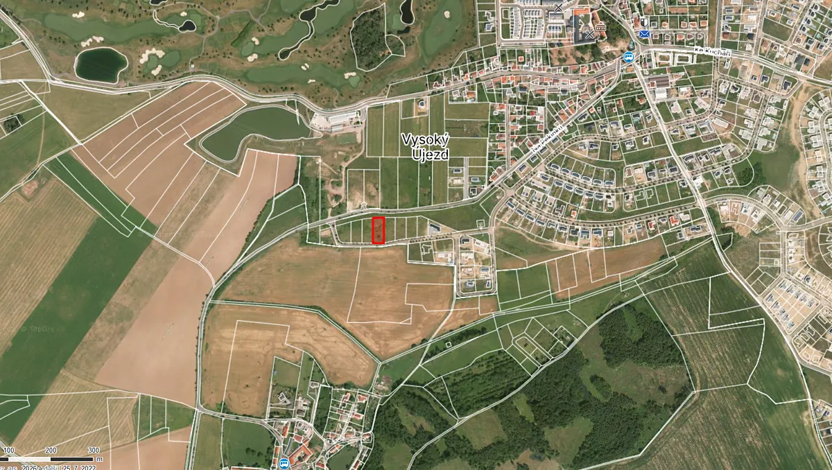 Prodej stavebního pozemku 1556 m²