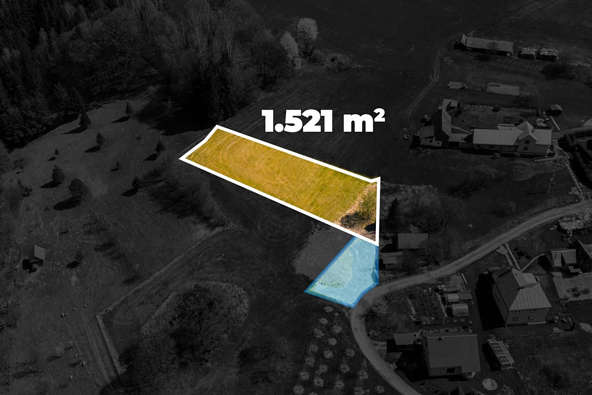 Prodej stavebního pozemku 1521 m² – fotografie 4