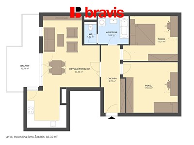 Prodej bytu 3+kk 100 m² — photo 5