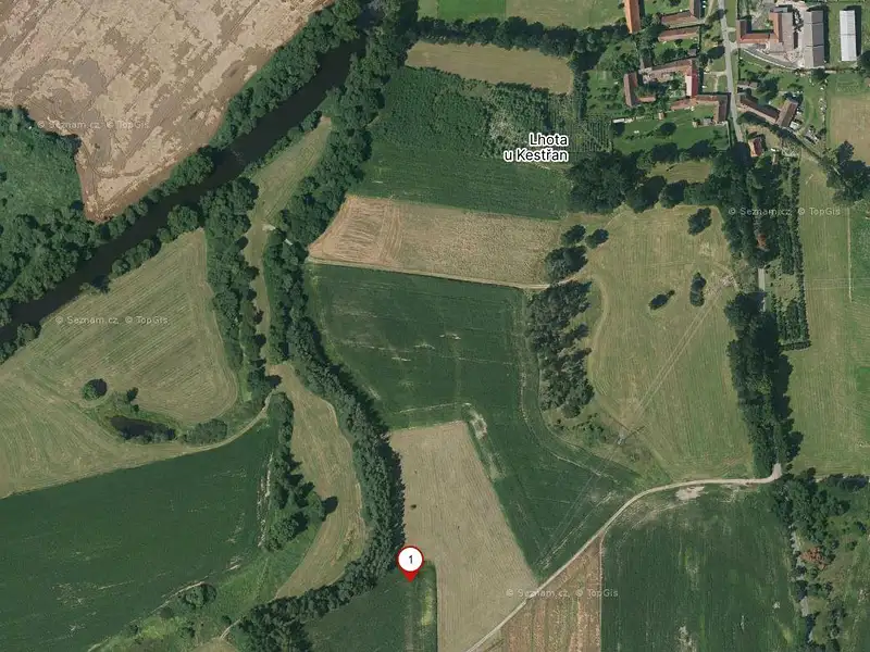 Prodej pole 1690 m², Kestřany – náhled fotky 2