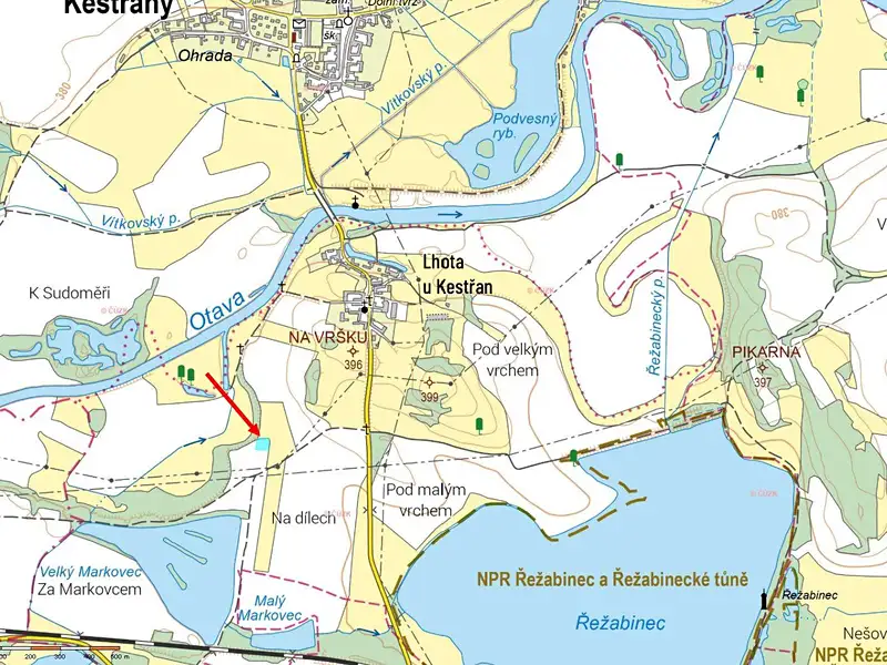 Prodej pole 1690 m², Kestřany – náhled fotky 3