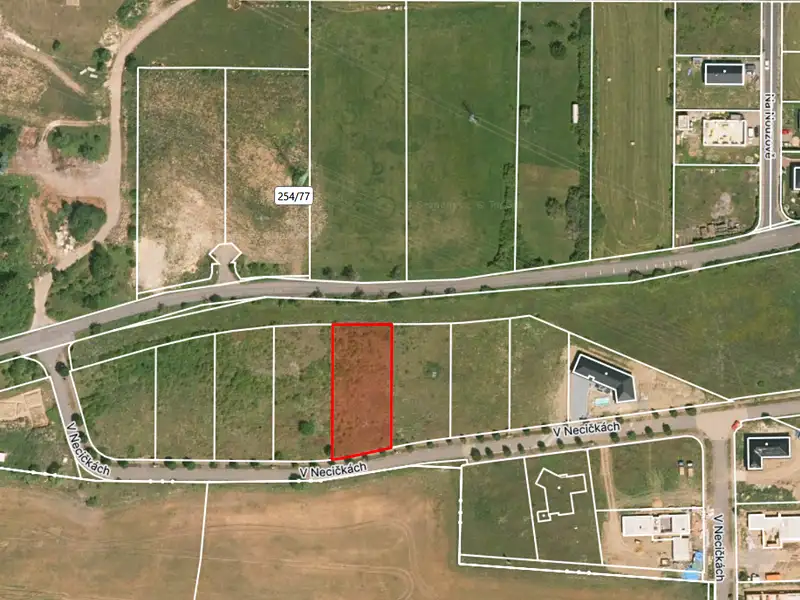 Prodej stavebního pozemku 1484 m², Vysoký Újezd – náhled fotky 2