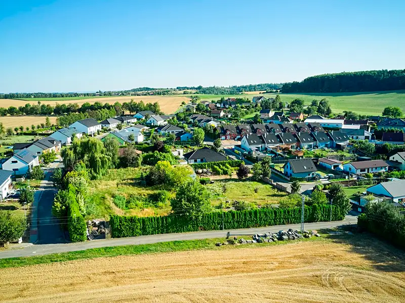 Prodej stavebního pozemku 1377 m², Tršice – náhled fotky 2