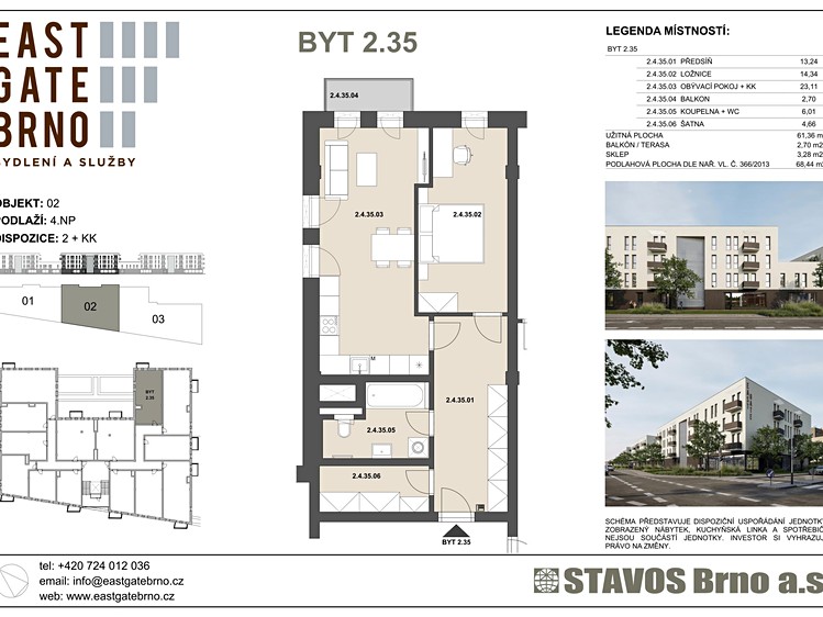Квартира 2+kk на продаж, 61 м² (8 з 8)