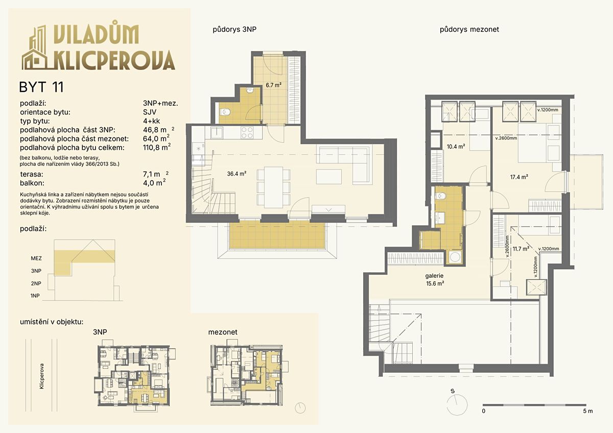Prodej bytu 4+kk 111 m² – fotografie 4