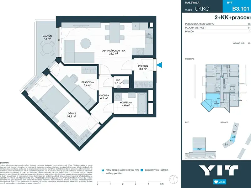 Prodej bytu 2+kk 62 m², Brno – náhled fotky 2