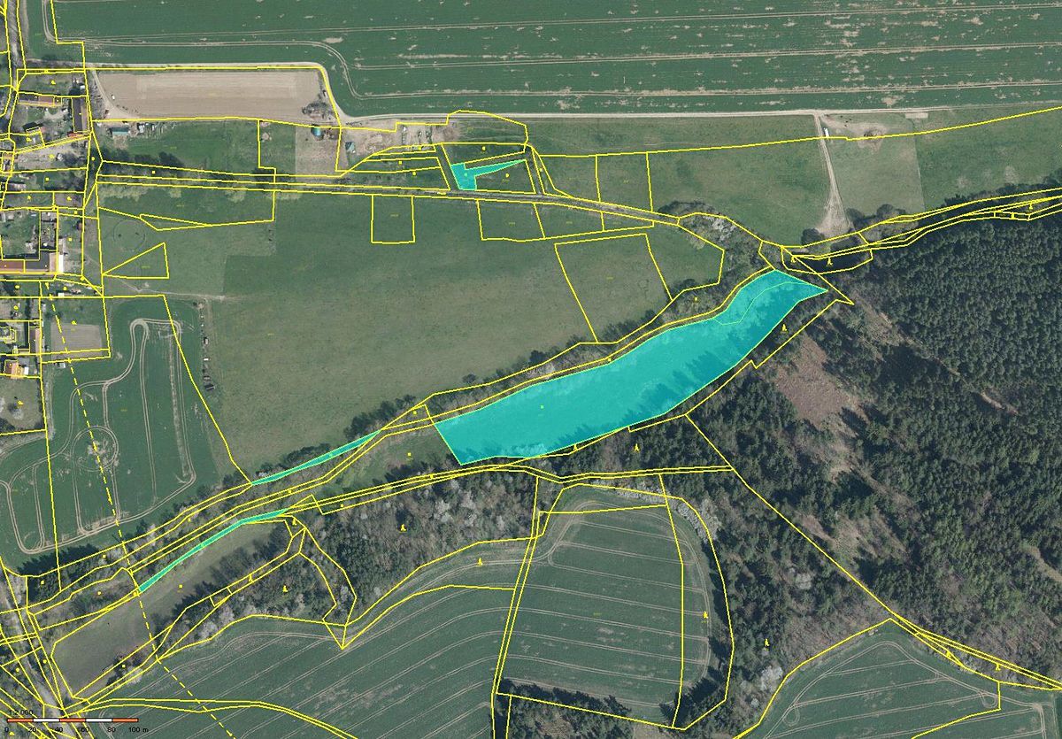Prodej pole 44145 m², Benešovice – fotka 1 z 3