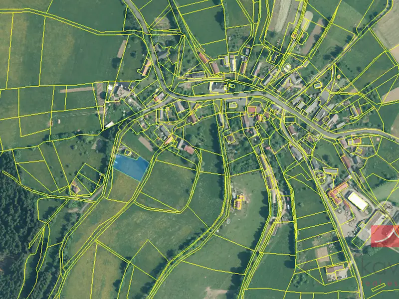 Prodej stavebního pozemku 2210 m², Velhartice – náhled fotky 3