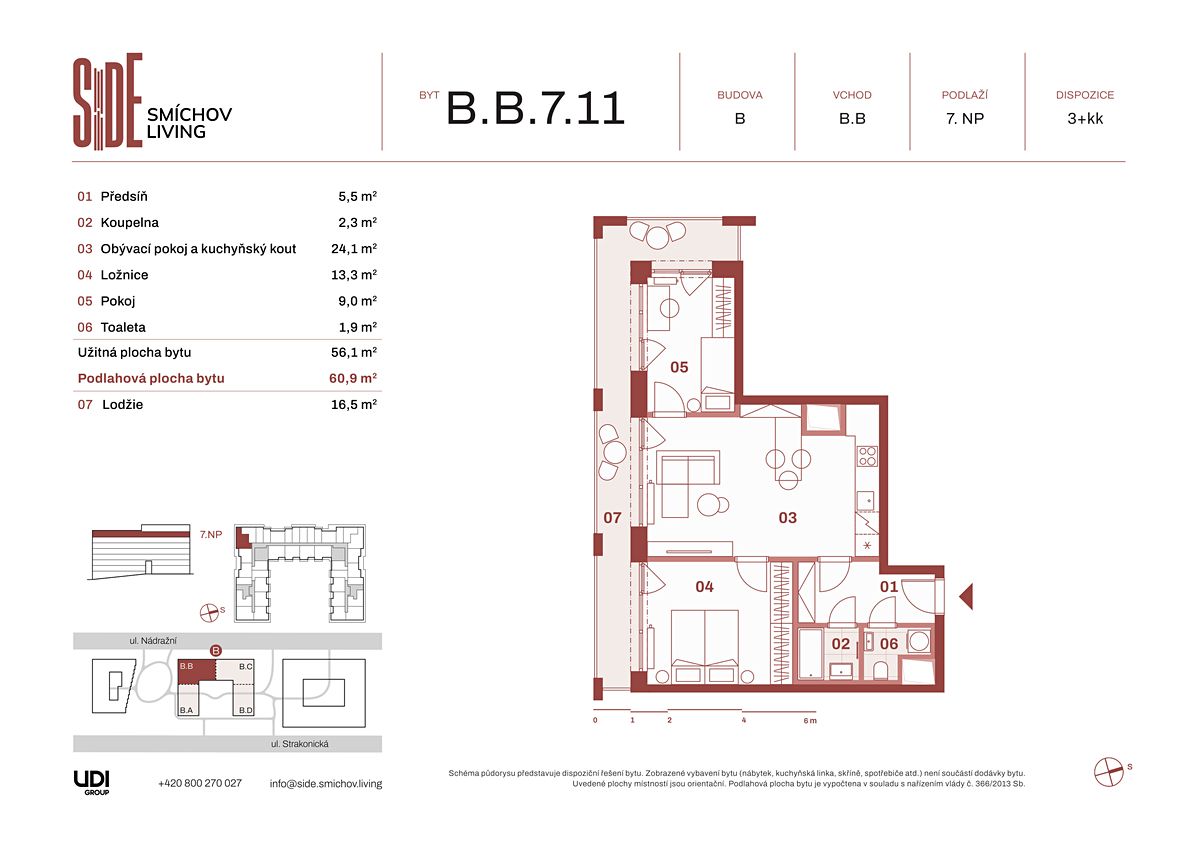 Prodej bytu 3+kk 61 m² – fotografie 2