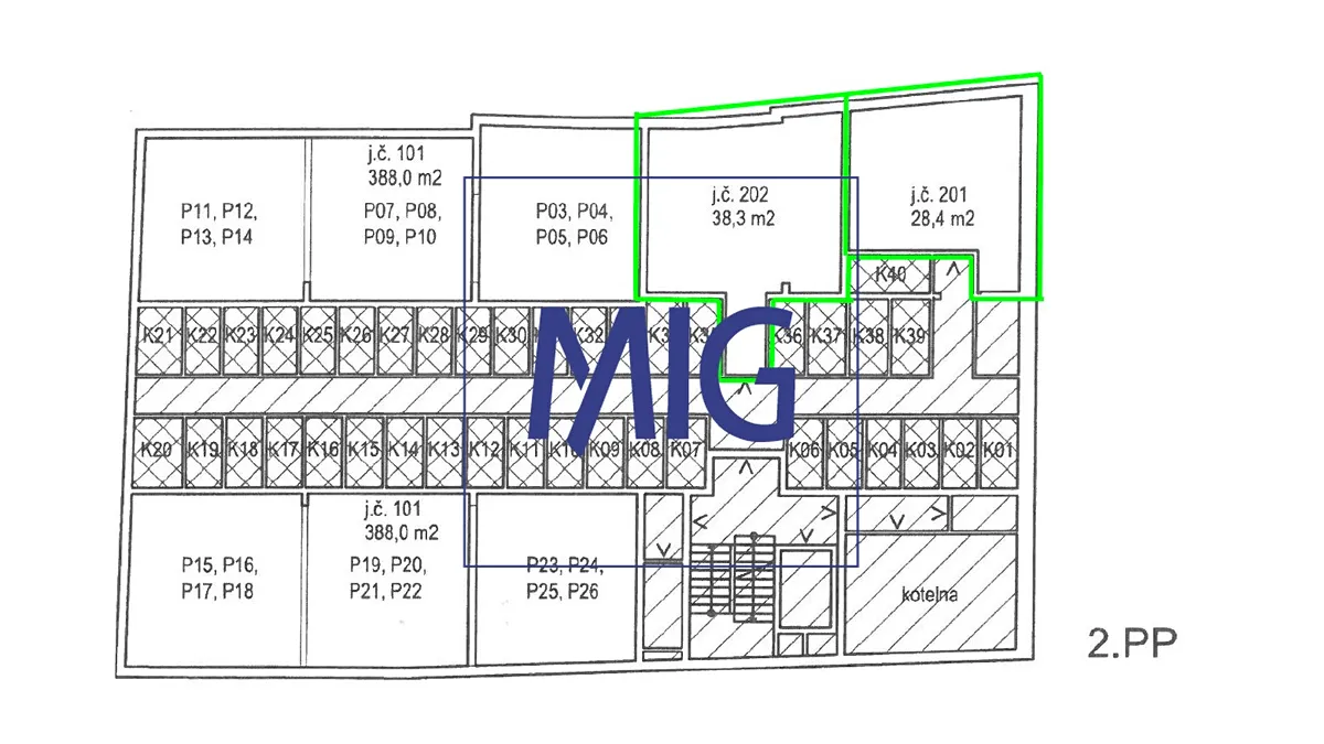 Prodej skladového prostoru 28 m² – další