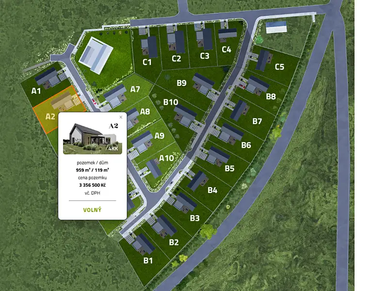 Prodej stavebního pozemku 959 m², Česká Skalice – náhled fotky 3