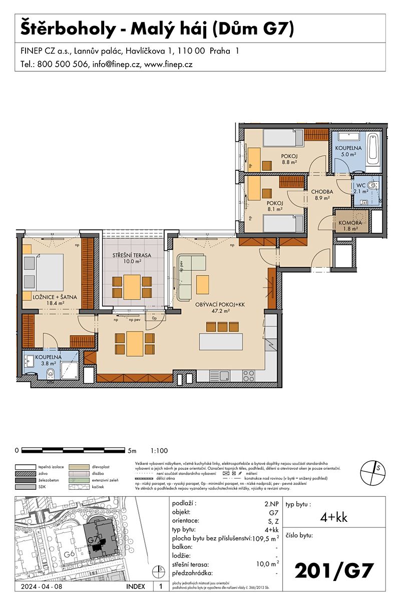 Prodej bytu 4+kk 110 m² – fotografie 4