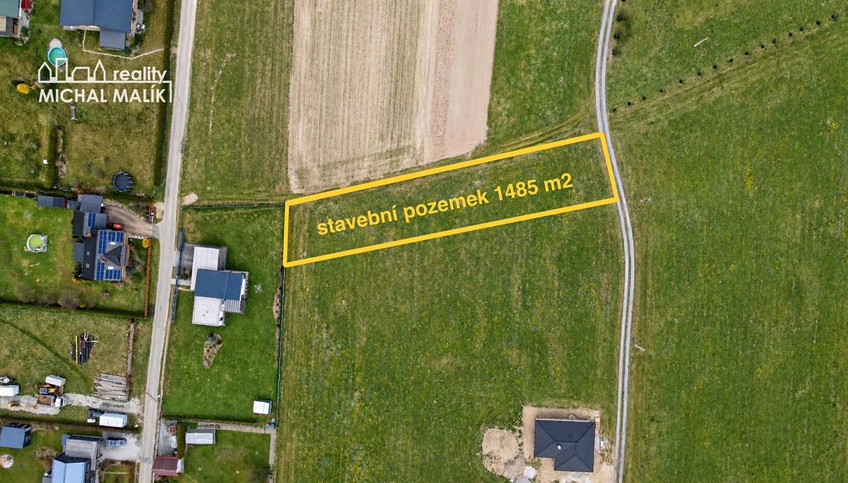 Prodej stavebního pozemku 1485 m²