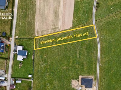Prodej stavebního pozemku 1485 m²