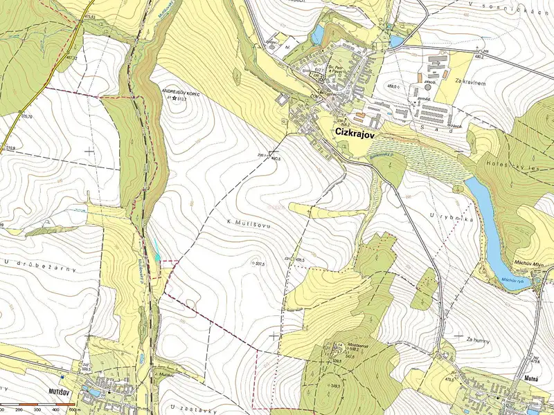 Prodej pole 1067 m², Slavonice – náhled fotky 3
