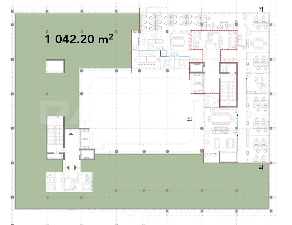 Pronájem kanceláře 1043 m² – fotografie 3