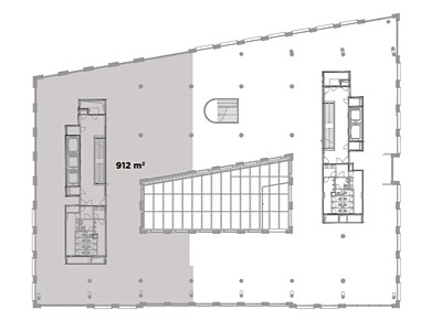 Pronájem kanceláře 910 m² — photo 5