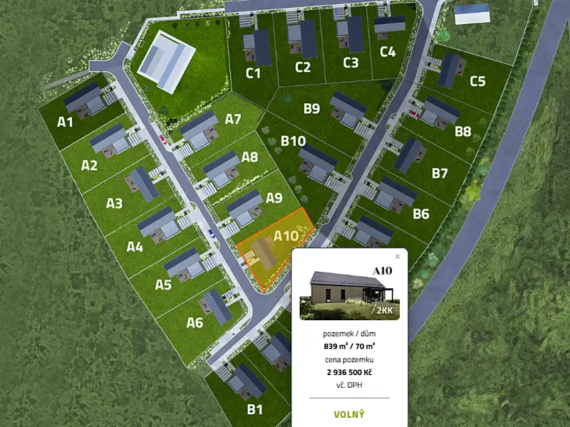 Prodej stavebního pozemku 839 m², Česká Skalice – náhled fotky 3