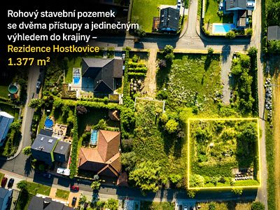 Prodej stavebního pozemku 1377 m²