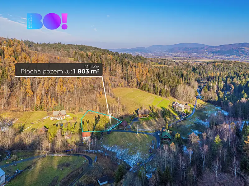 Prodej stavebního pozemku 1803 m², Milíkov – náhled fotky 2