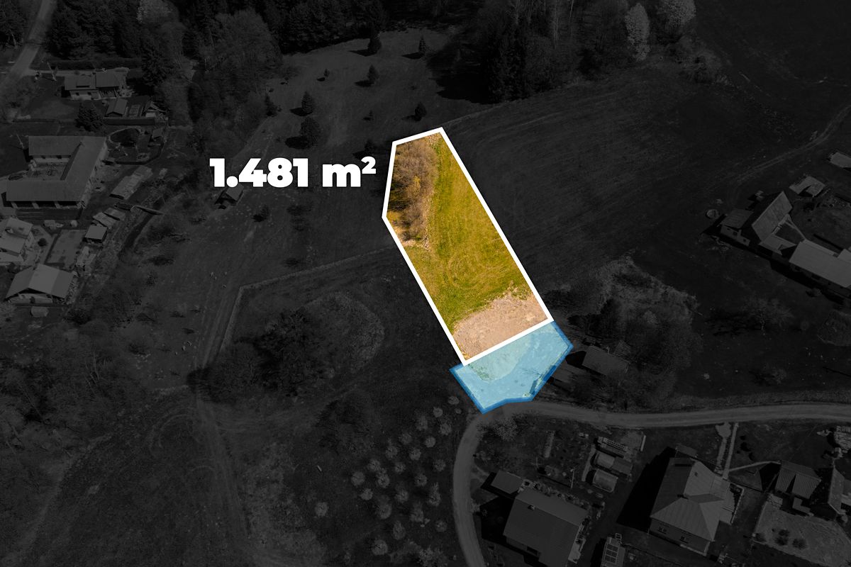 Prodej stavebního pozemku 1481 m² – fotografie 4