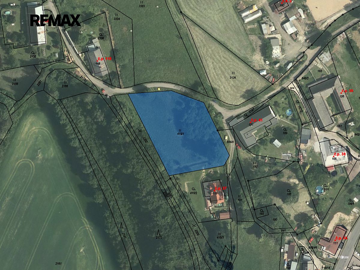 Prodej stavebního pozemku 2590 m²