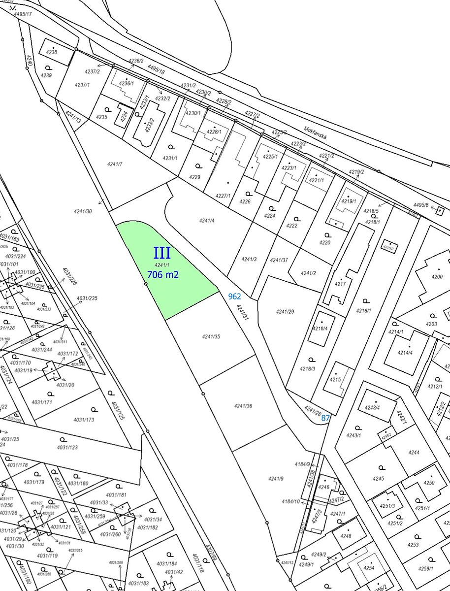 Prodej stavebního pozemku 855 m² – fotografie 3