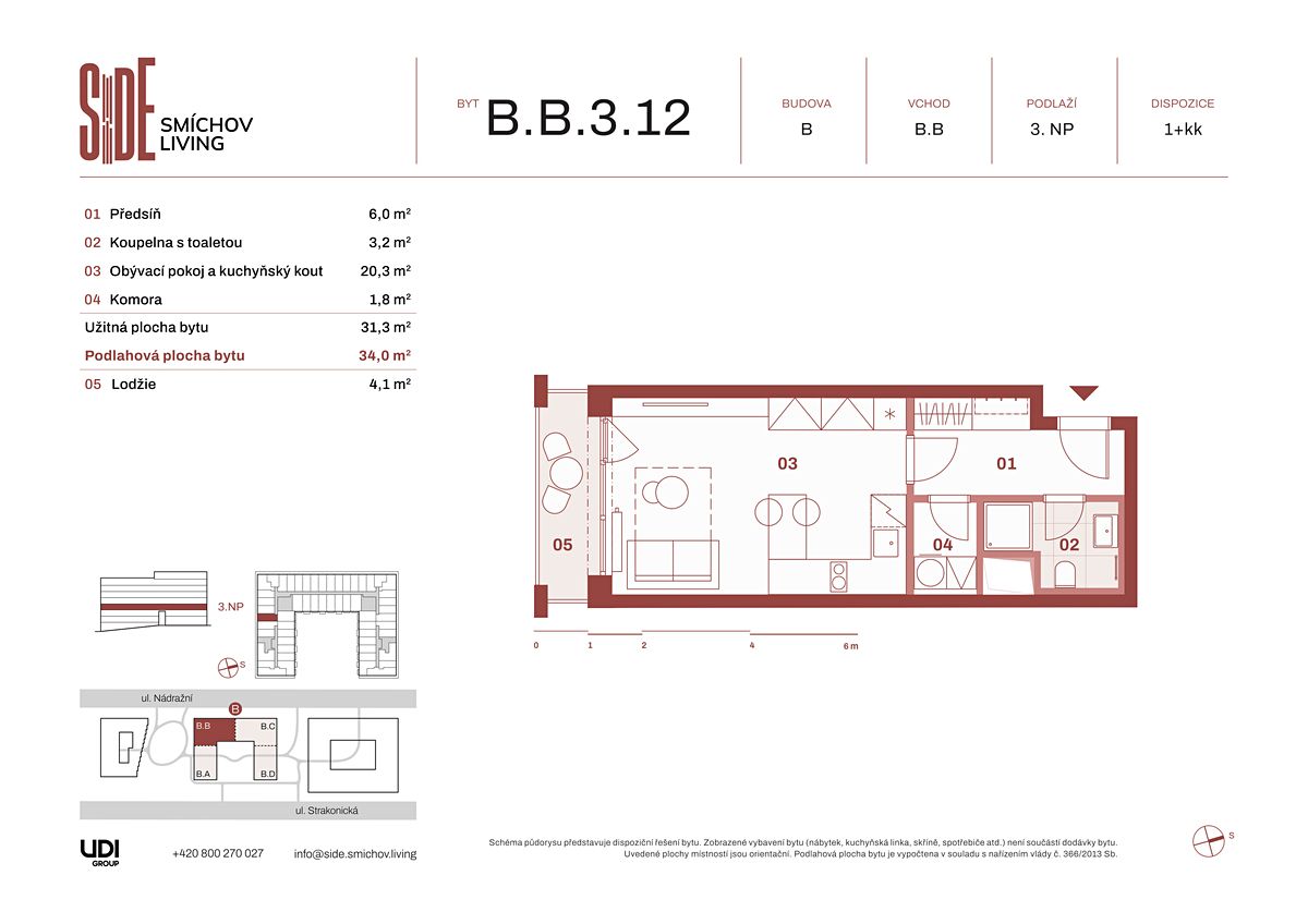 Prodej bytu 1+kk 34 m² – fotografie 2