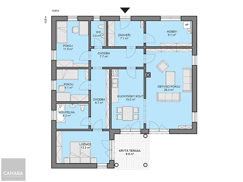 Prodej rodinného domu 136 m², pozemek 1036 m², Rokycany – náhled fotky 2