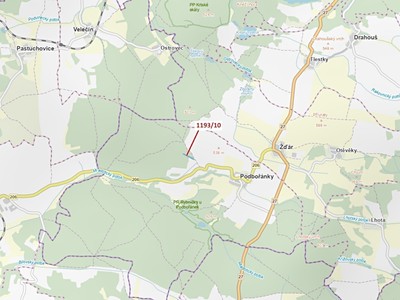 Dražba  lesa 4 694 m²