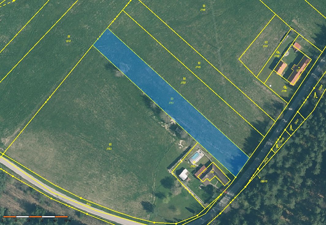Prodej louky 2677 m²