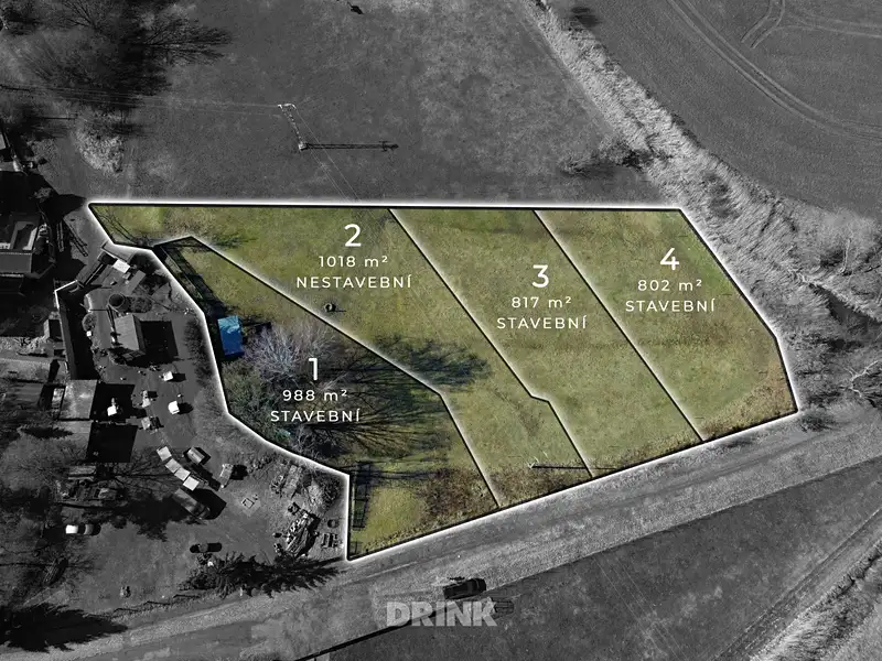 Prodej stavebního pozemku 2006 m², Bakov nad Jizerou – náhled fotky 2