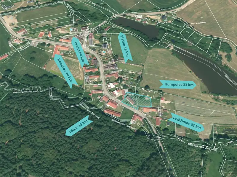 Prodej stavebního pozemku 1465 m², Načeradec – náhled fotky 2